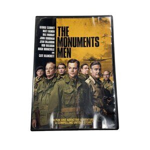 The Monuments Men History Drama Movie DVD u 2014 R PG 13 George Clooney Matt Dam